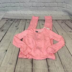 Kickee Kids Pink Bamboo Snap Footless Romper